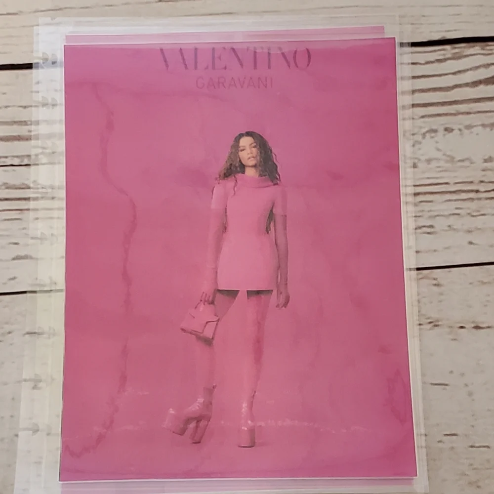 Handmade cover for your Classic size Disc Bound Planner Vogue Valentino PP Pink